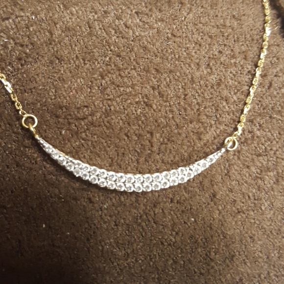 Jewelry - 14k yellow gold necklace with curve bar pendant Jewelry - 14k yellow gold necklace with curve bar pendant